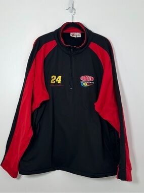 NASCAR Jeff Gordon #24 DuPont Motorsports Winners Circle 2XL Quarter Zip Vintage
